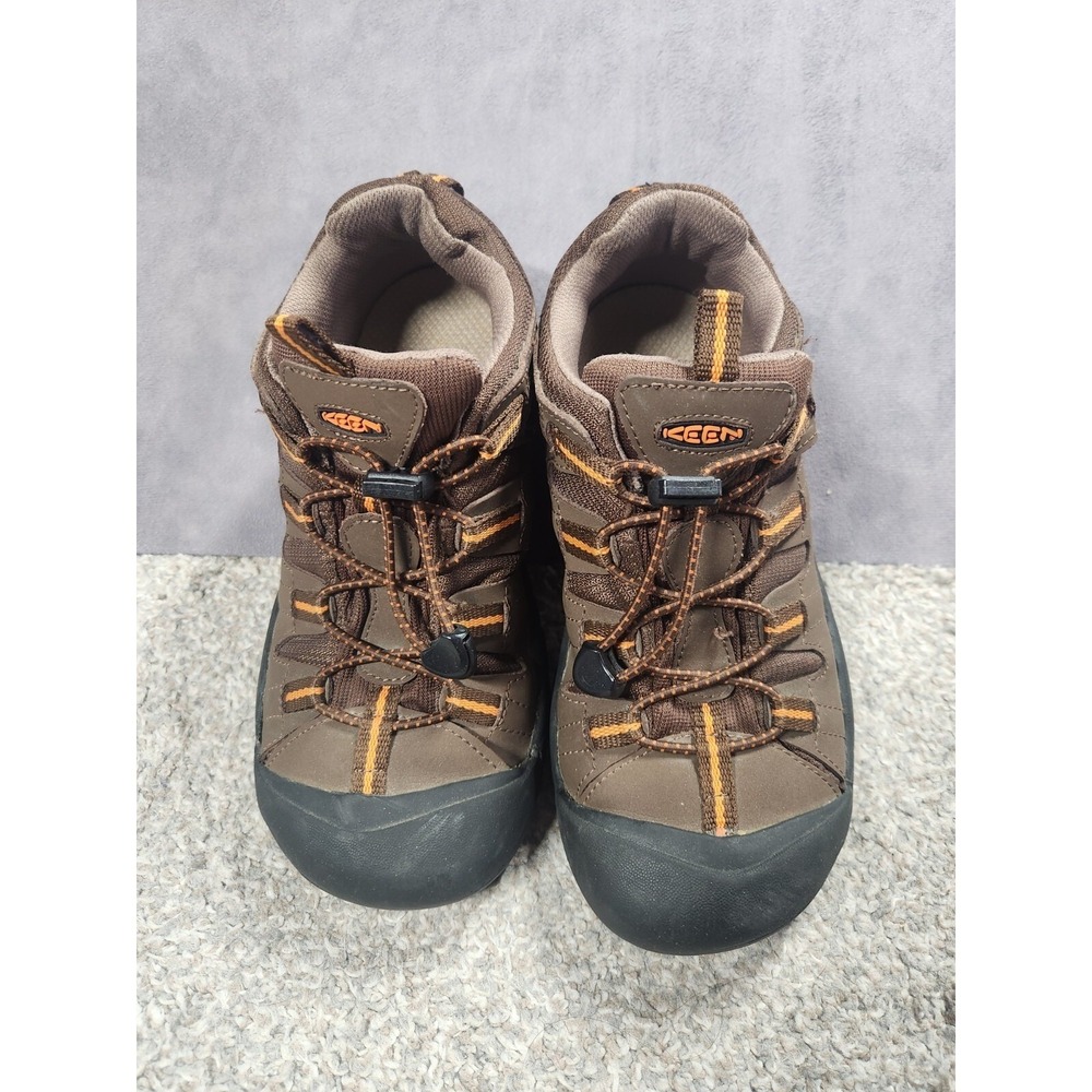 KEEN Hiking Shoes Women Size 6 Brown Orange Bungee Lace Trail